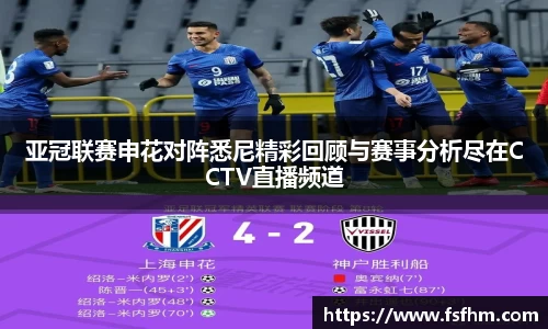 亚冠联赛申花对阵悉尼精彩回顾与赛事分析尽在CCTV直播频道