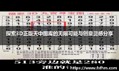探索3D正版天中图库的无限可能与创意灵感分享